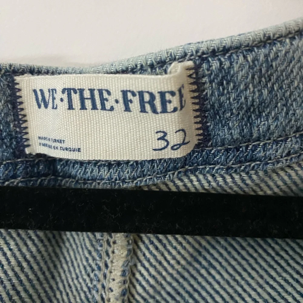 Free People Women's Barrel Jeans - washed Blue - Picture 3 of 4